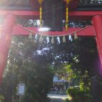 長尾神社鳥居アップ