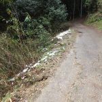 二上山登山道4雪あり