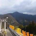 丹生川上神社上社からの風景