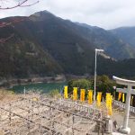 丹生川上神社上社ダム湖風景