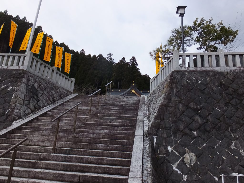 丹生川上神社上社石段