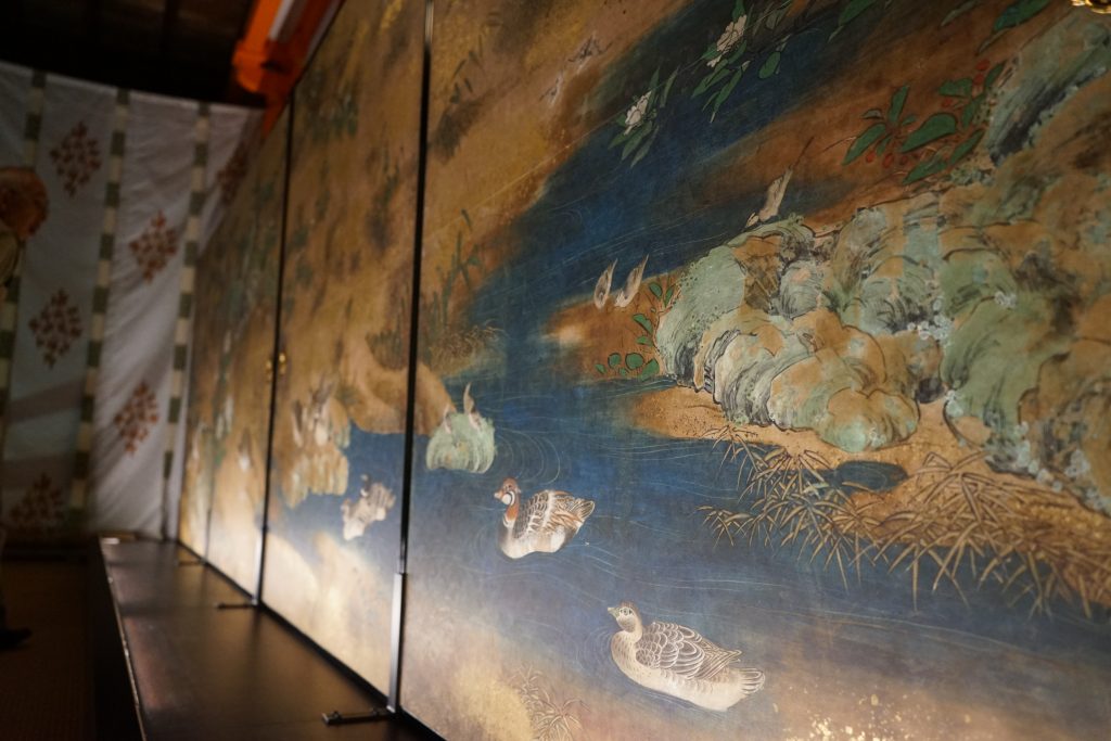 江戸時代の狩野派が描いた談山神社襖絵