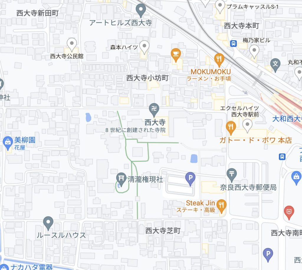西大寺周辺地図