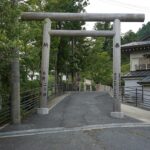 立里荒神社の入口の鳥居