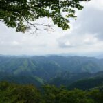 荒神社から見た山並み