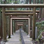 立里荒神社の参道に連なる鳥居