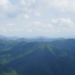野迫川村の山並み