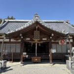 美波多神社の拝殿