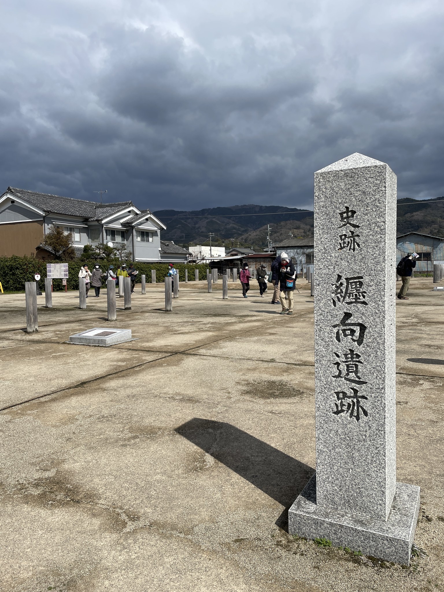 史跡纒向遺跡の石碑