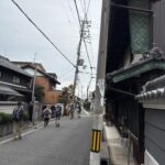 下ツ道ぞいに残る古い町並み