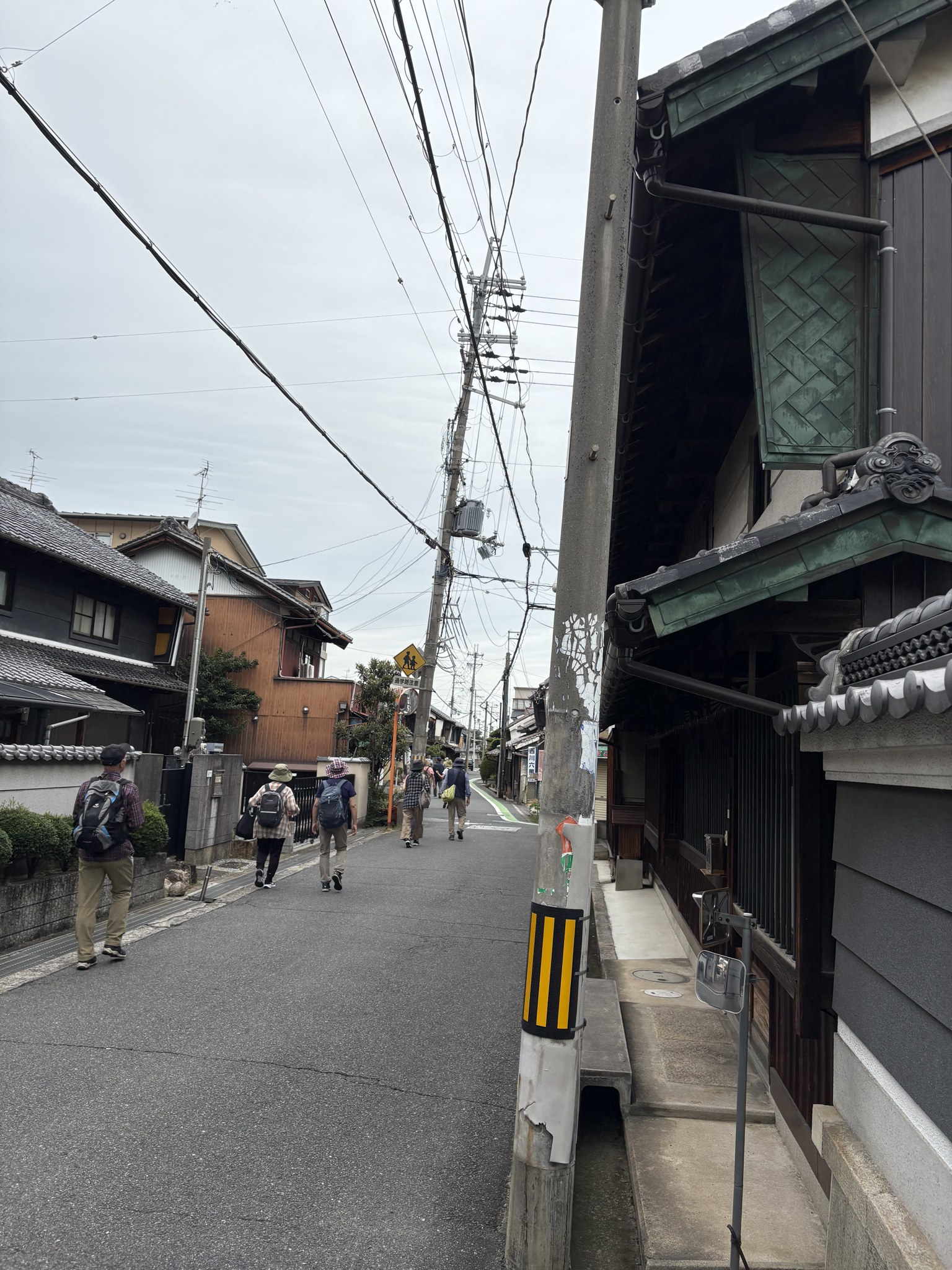 下ツ道ぞいに残る古い町並み