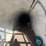 地すべり対策の排水トンネル