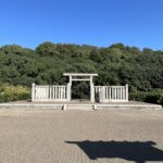 仲姫命陵(仲津山古墳)の拝所