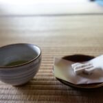 慈光院でいただいたお抹茶とお菓子