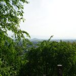 三輪山麓から望む大和盆地の眺め